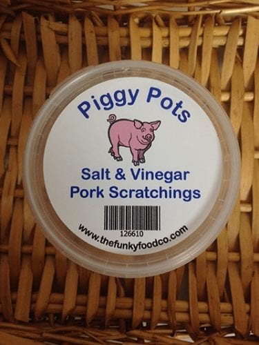 Salt & Vinegar Flavoured Pork Scratchings 80g